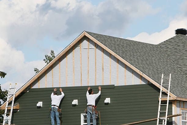 Professional Siding Installation technician working in Southborough, MA